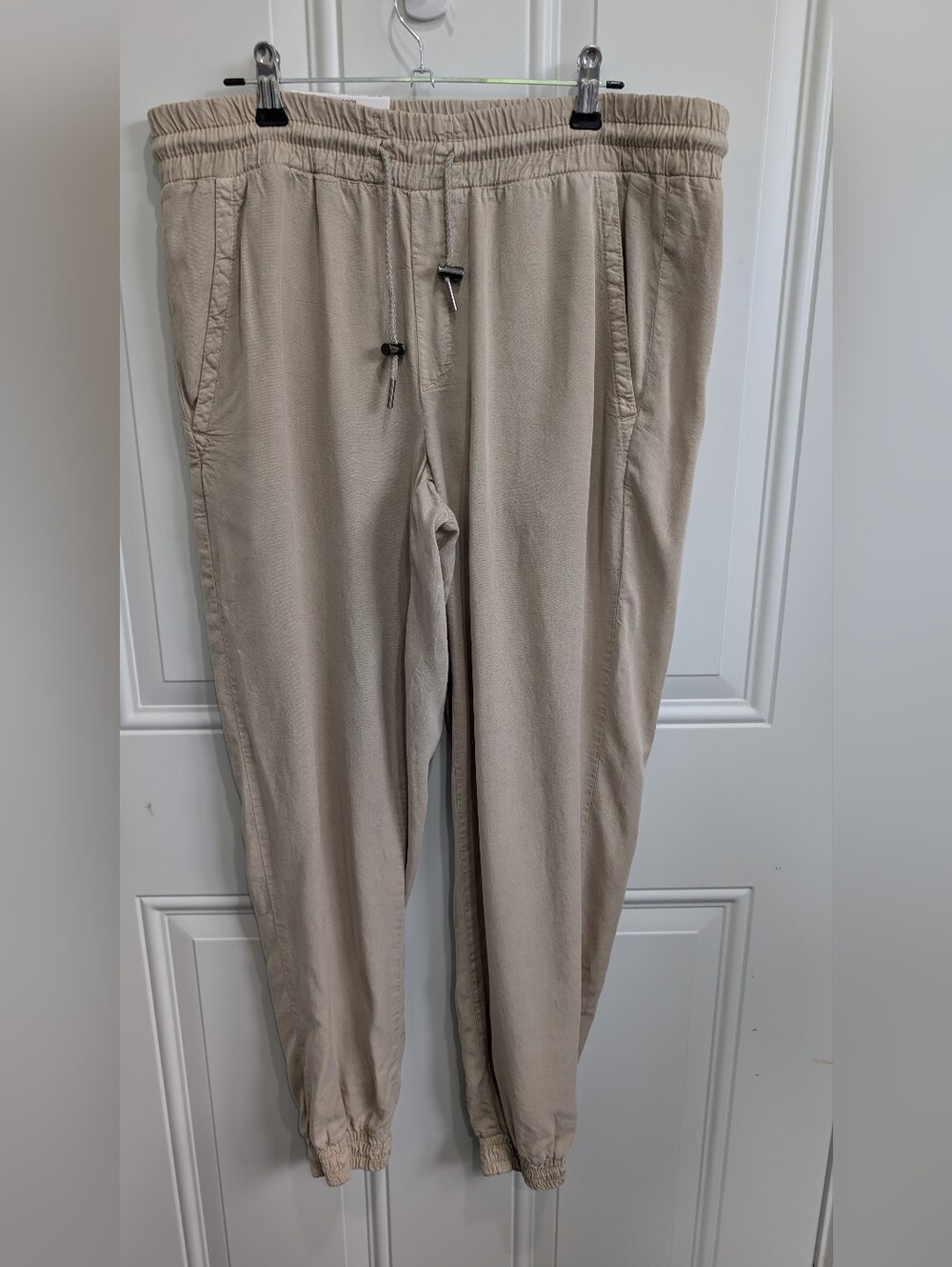Zara "The Jogging" (Lot 1017) Summer Satin Drawstring Track Pants.